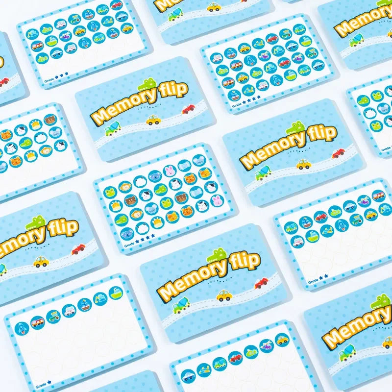 T10 - Find The Same Pattern Puzzle Game Kids Cartoon Animal Memory