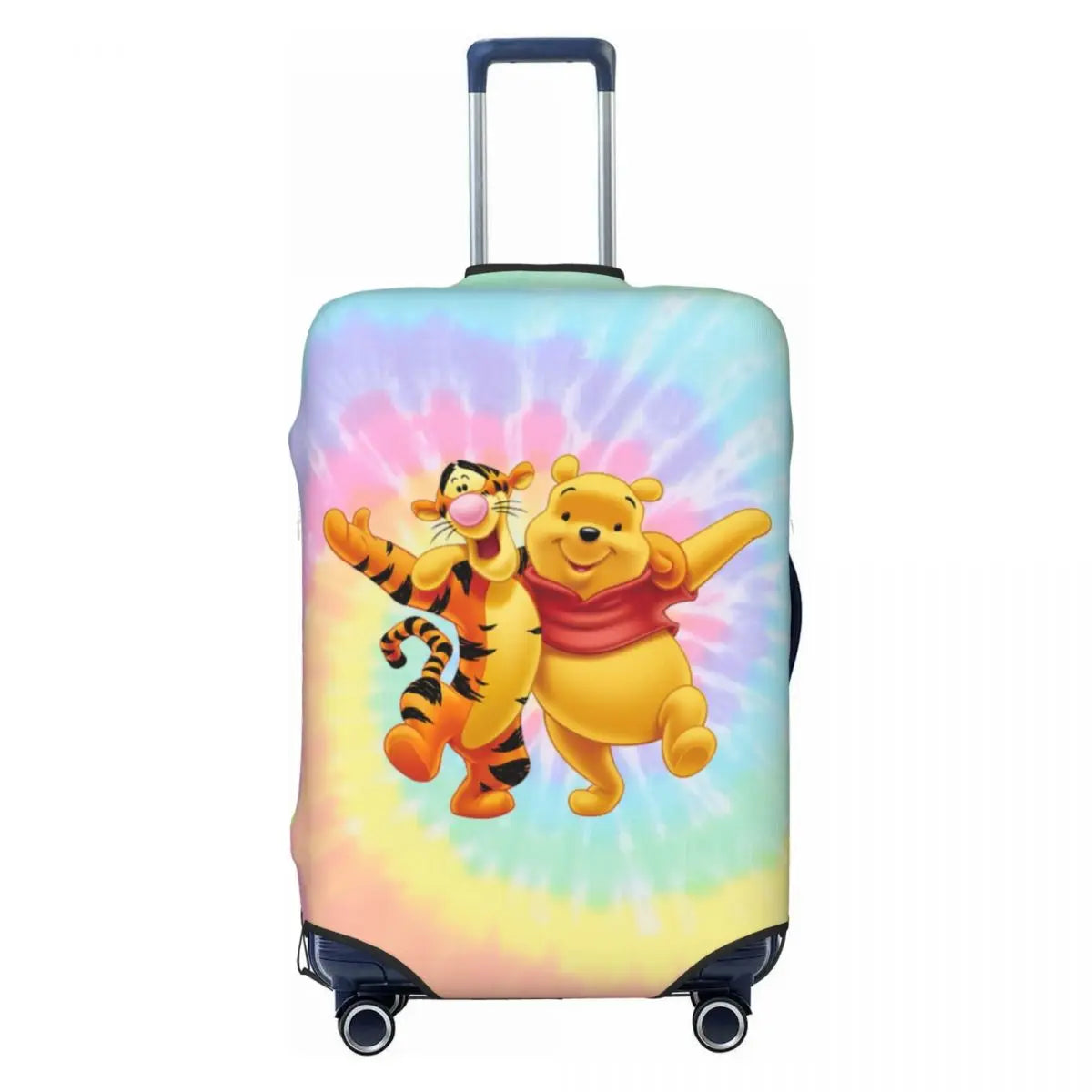 A111 - Custom Winnie The Pooh Luggage Cover Elastic