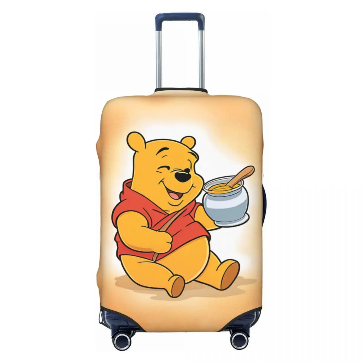 A111 - Custom Winnie The Pooh Luggage Cover Elastic