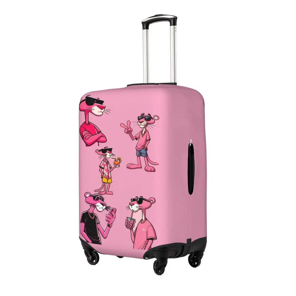 A101 - P-Panthers Cartoon Luggage Cover Protector Fashion Travel Suitcase