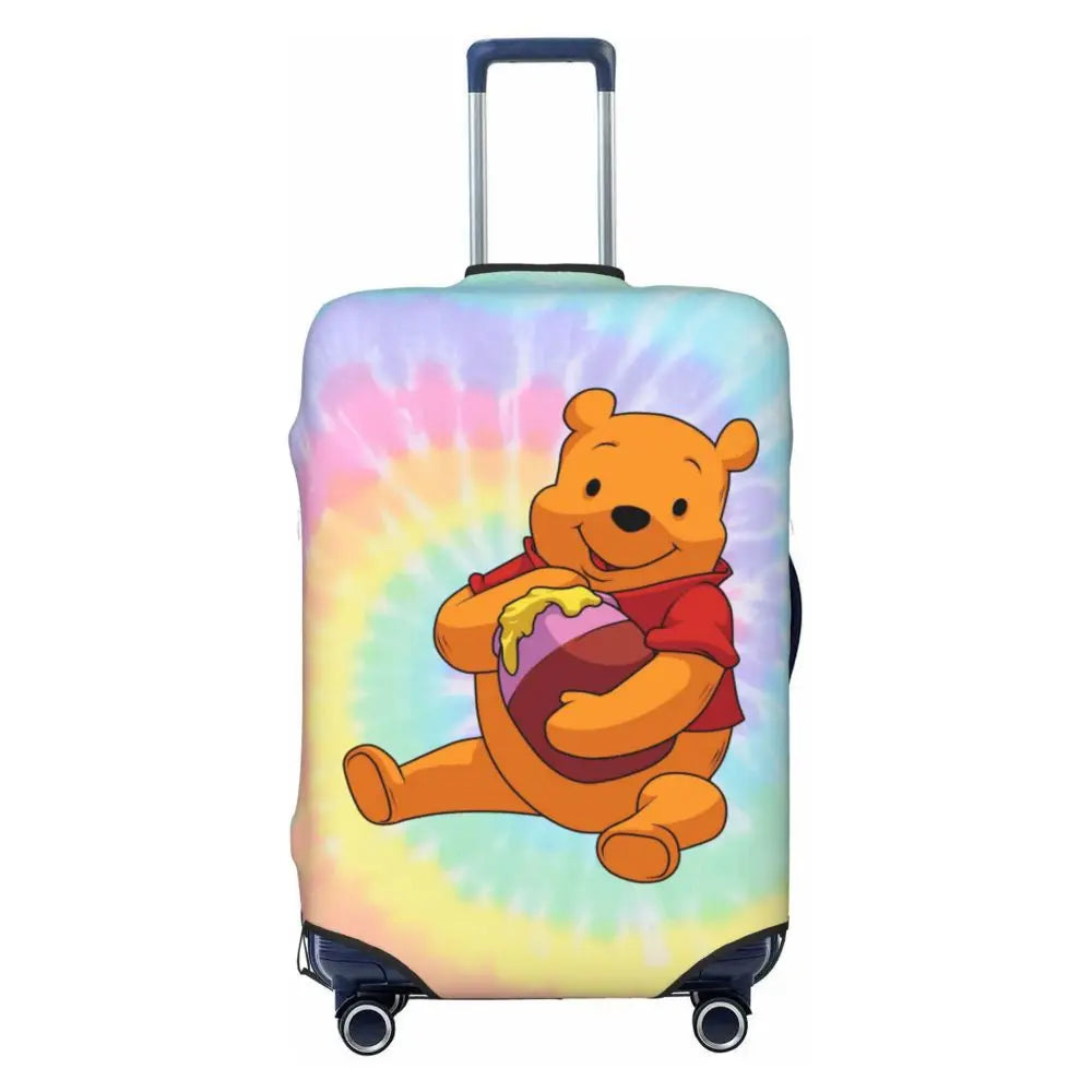 A111 - Custom Winnie The Pooh Luggage Cover Elastic