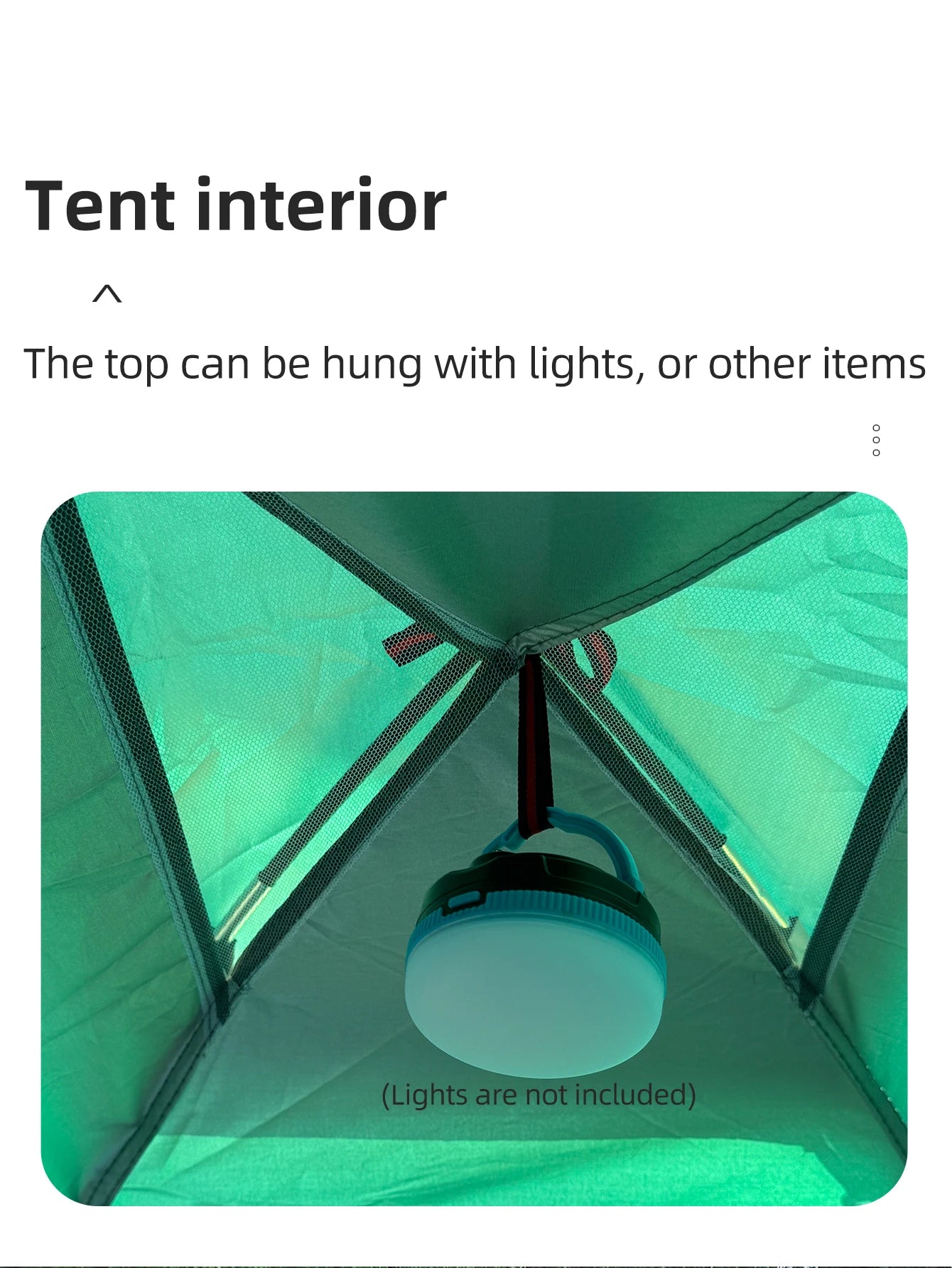 M11 - Outdoor camping tent, hand-built rain and sun protection hiking tent