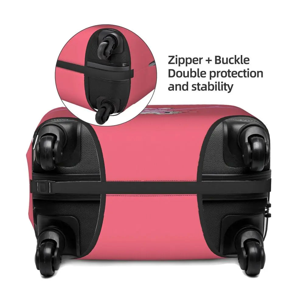 A101 - P-Panthers Cartoon Luggage Cover Protector Fashion Travel Suitcase
