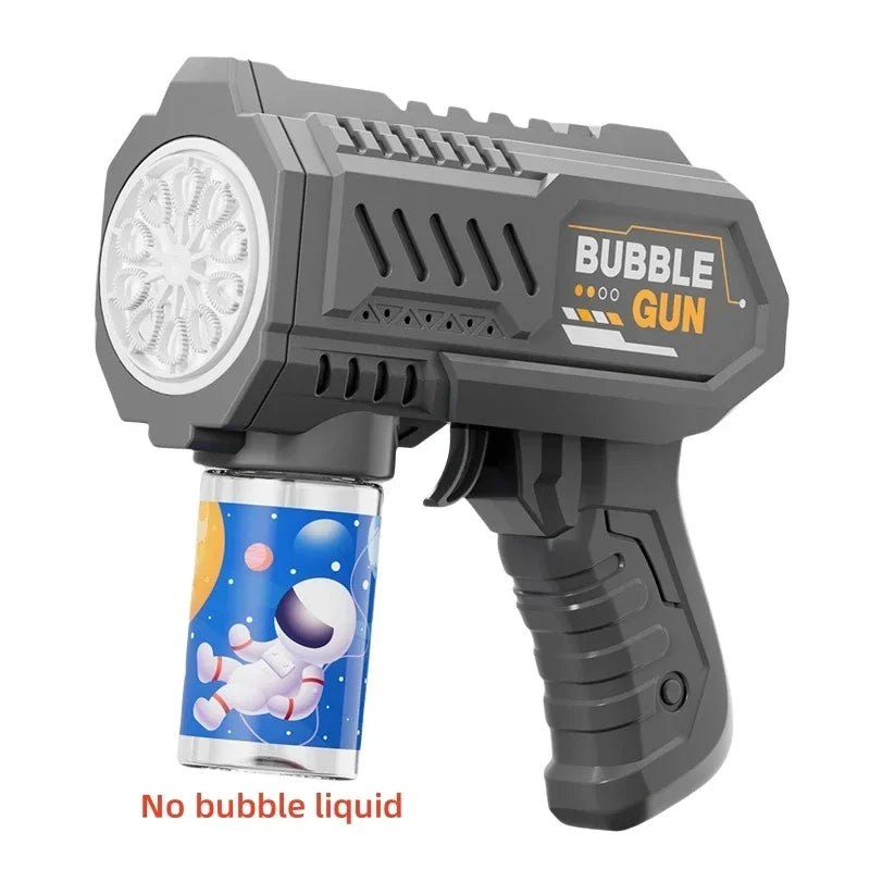 T13 - Children Electric Bubble Gun Rocket Soap Automatic