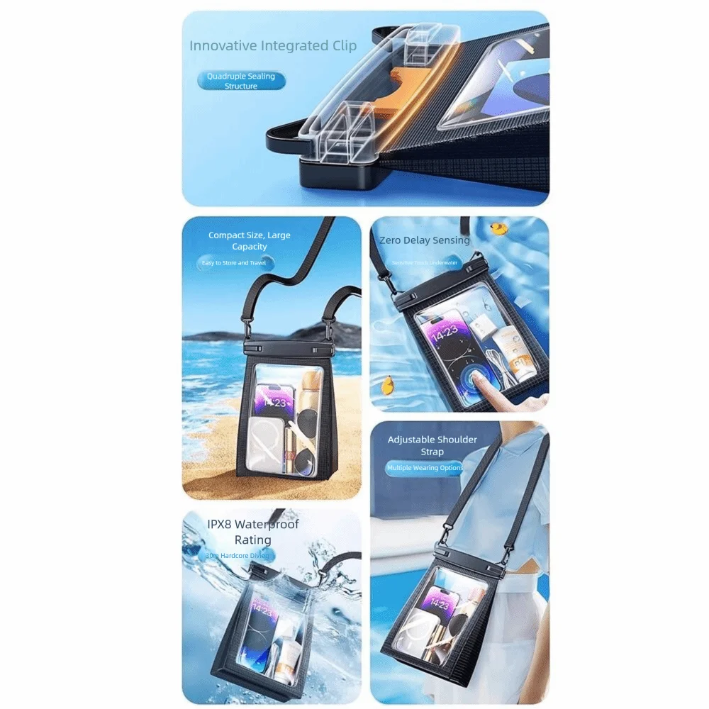 AE08 - Touch Screen Waterproof Phone Bag Waterproof