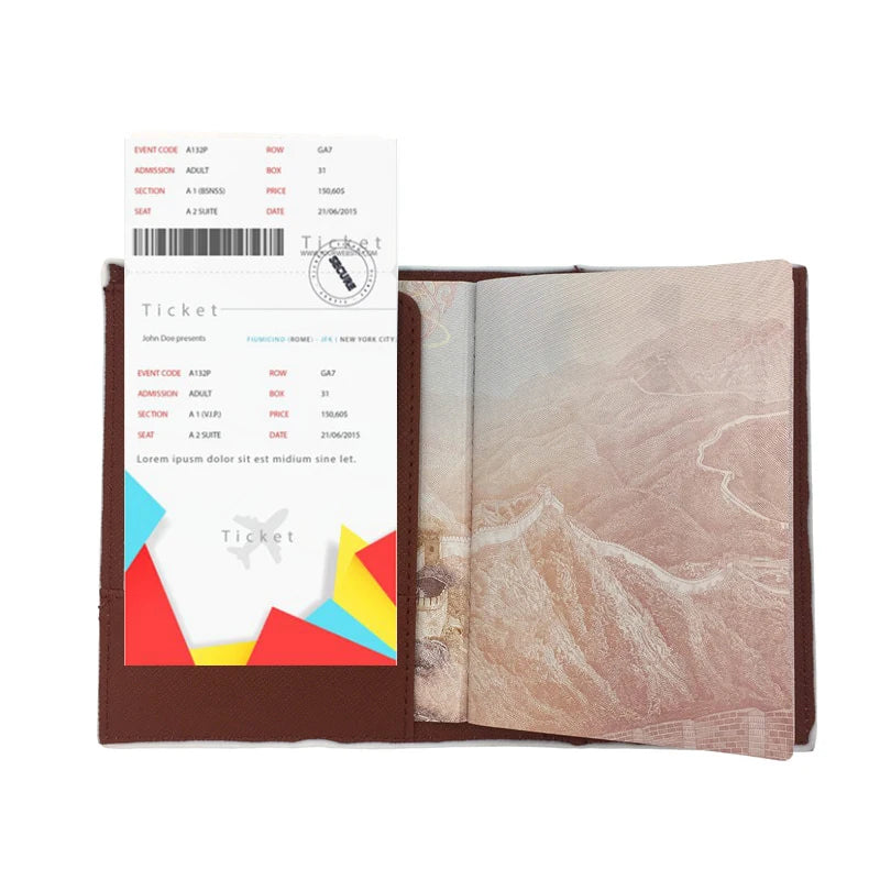 A32 - Cute Cat Dog Passport Covers