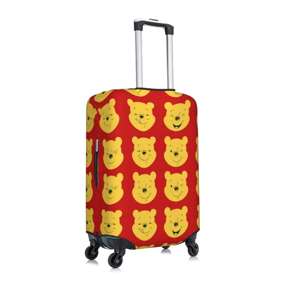 A111 - Custom Winnie The Pooh Luggage Cover Elastic
