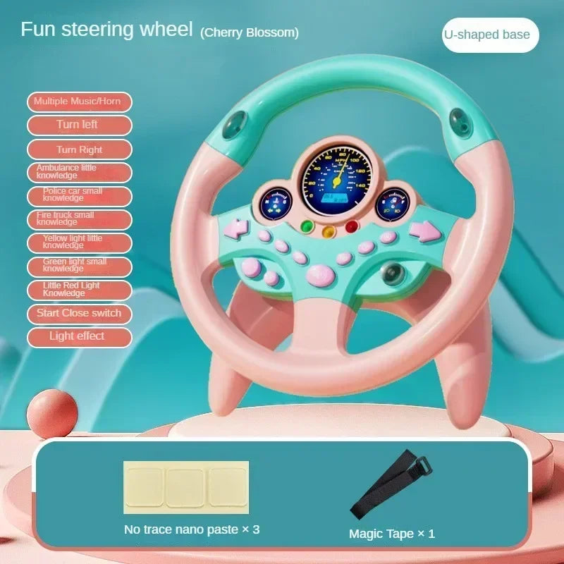 TOYS - Volante giocattolo per bambini per sedile posteriore