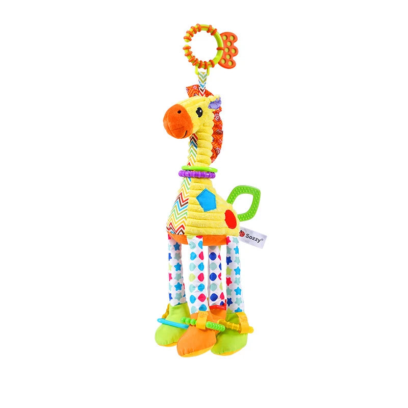 T00 - New Style Plush Giraffe Animal Toys Children Vehicle