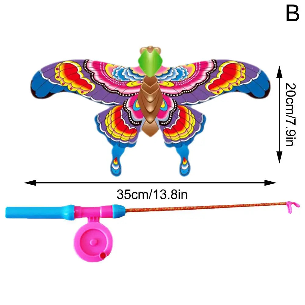 T24 - Children Kite Toy Cartoon Eagle Foldable