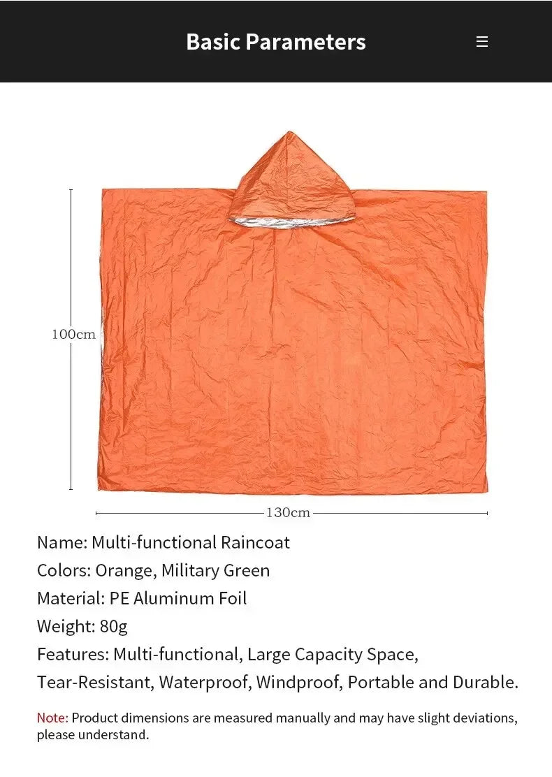 M01 - Raincoat Poncho Waterproof
