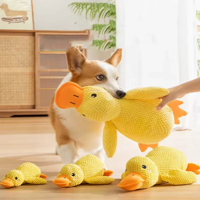 P09 - Dog Toy Stomping Duck Bite Resistant