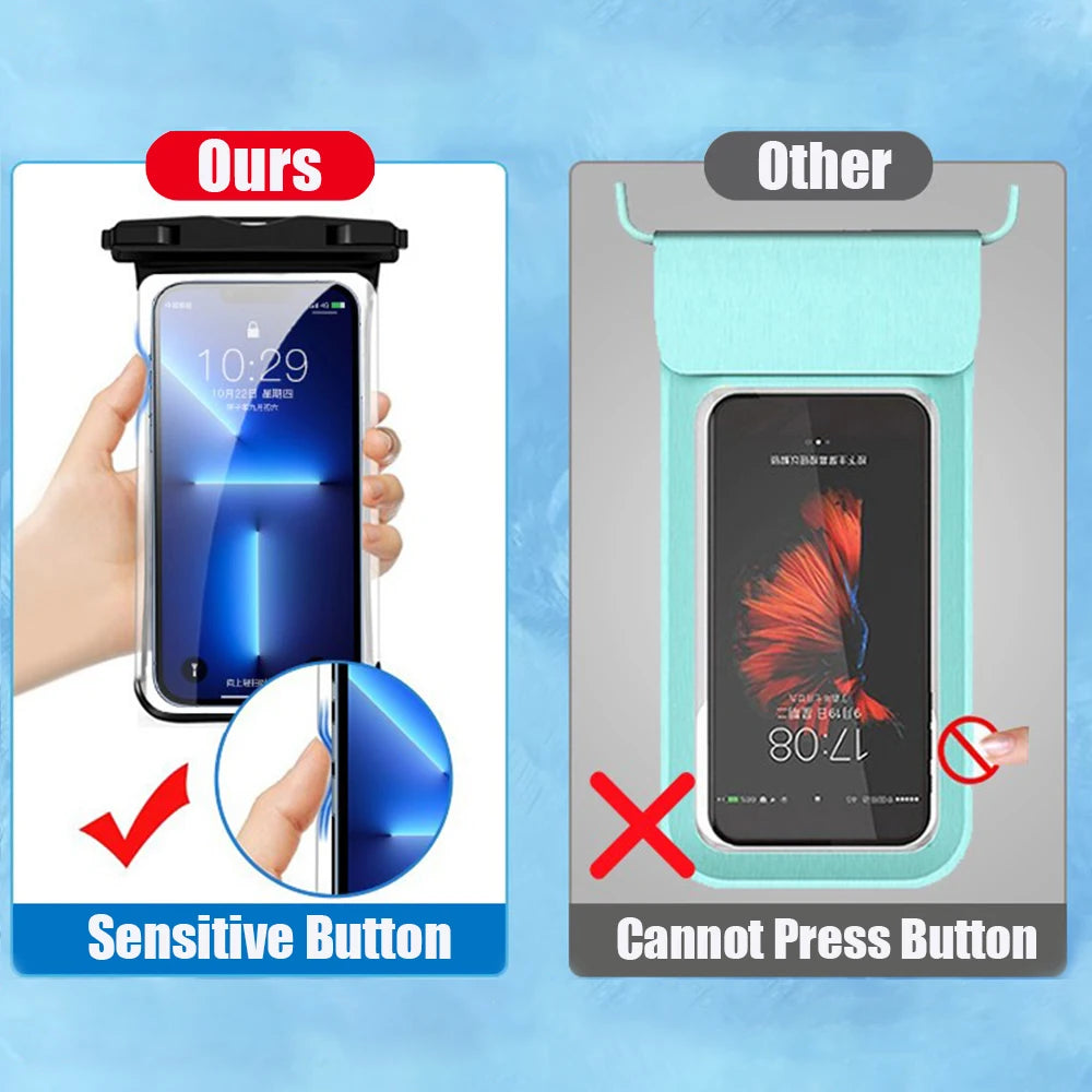 B25 - Waterproof Phone Case Swimming Water Proof Bag Universal