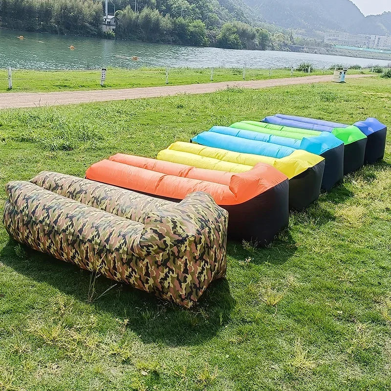 M03 - Camping Hiking Portable Foldable Inflatable Sleeping Mat Camping