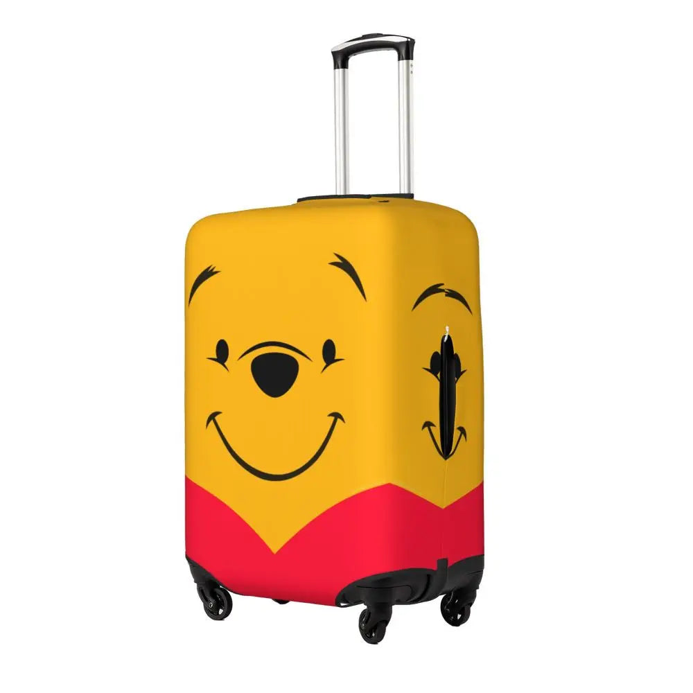 A111 - Custom Winnie The Pooh Luggage Cover Elastic