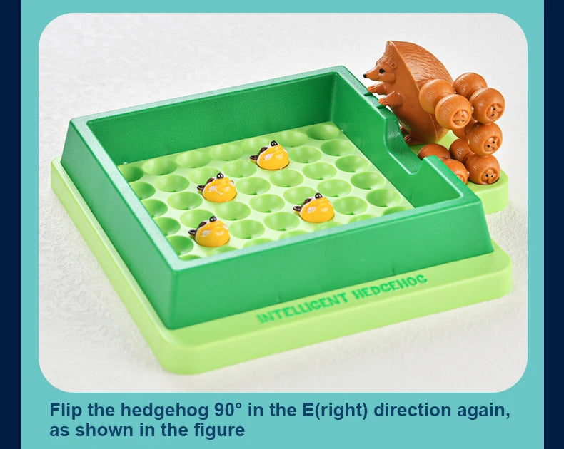 T07 - Children Logic Game Education Learning Toys Hedgehog Animals Puzzle