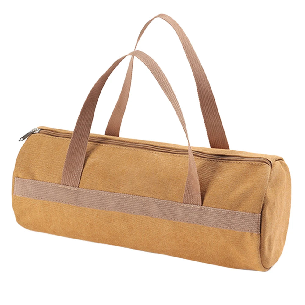M09 - Camping Tools Storage Bag Large Capacity Cylinder Tent Stake Bag