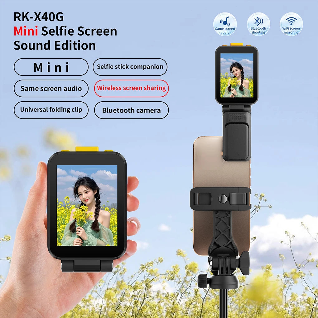 AE11 - Mini Same Screen With Sound Selfie Device