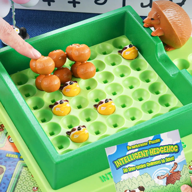 T07 - Children Logic Game Education Learning Toys Hedgehog Animals Puzzle