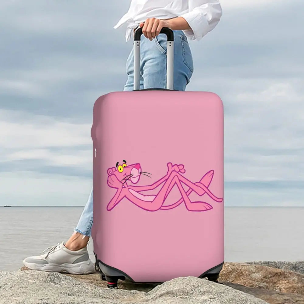 A101 - P-Panthers Cartoon Luggage Cover Protector Fashion Travel Suitcase