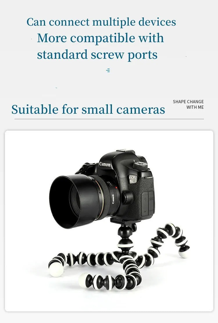 AE12 - Mini Octopus Tripod Holder Universal Smartphone Sports Camera