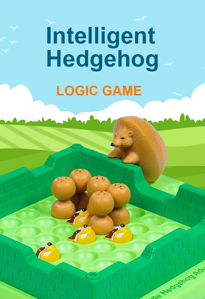 T07 - Children Logic Game Education Learning Toys Hedgehog Animals Puzzle