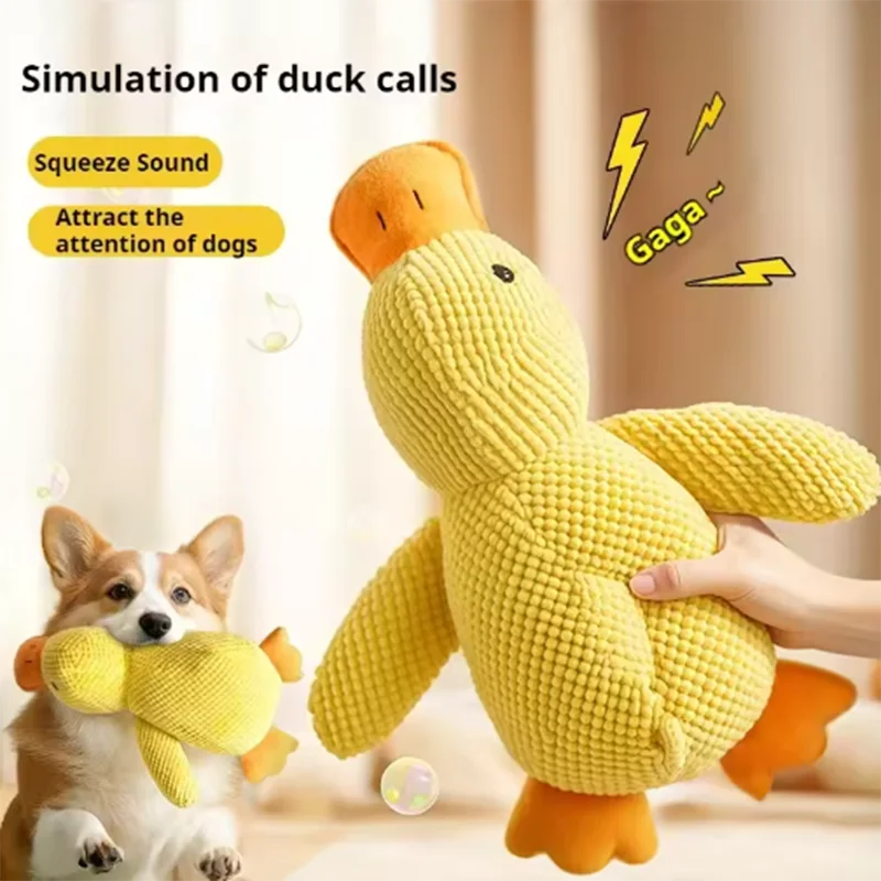 P09 - Dog Toy Stomping Duck Bite Resistant