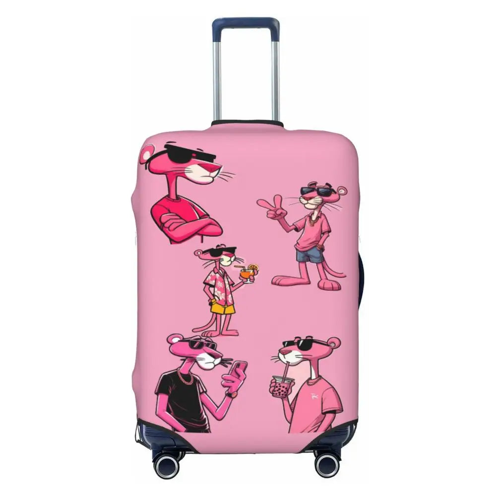 A101 - P-Panthers Cartoon Luggage Cover Protector Fashion Travel Suitcase