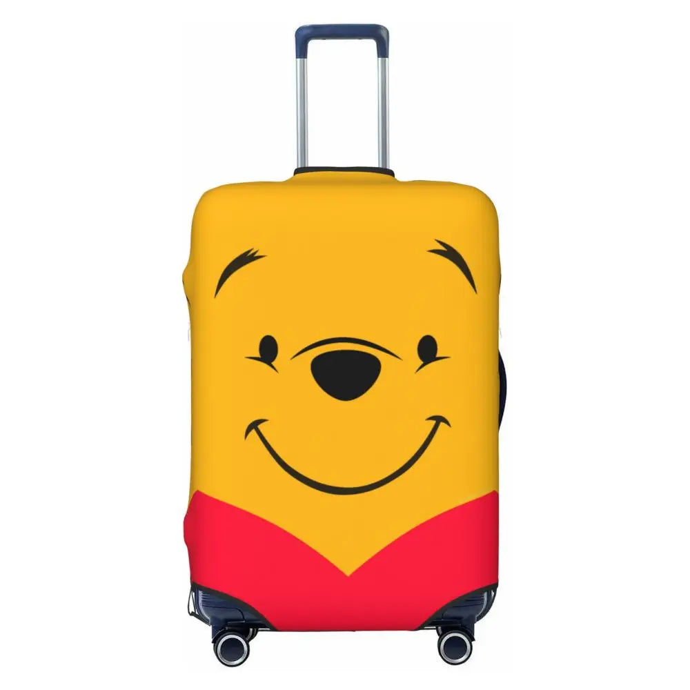 A111 - Custom Winnie The Pooh Luggage Cover Elastic