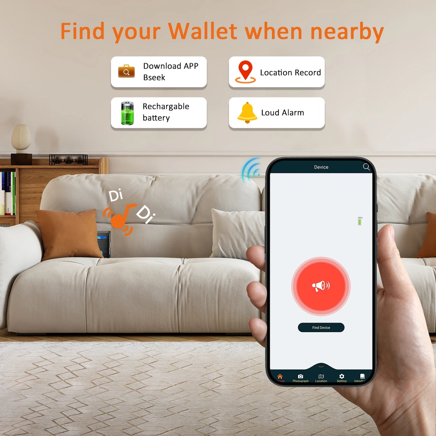 A03 - Smart GPS Tracker Wallet