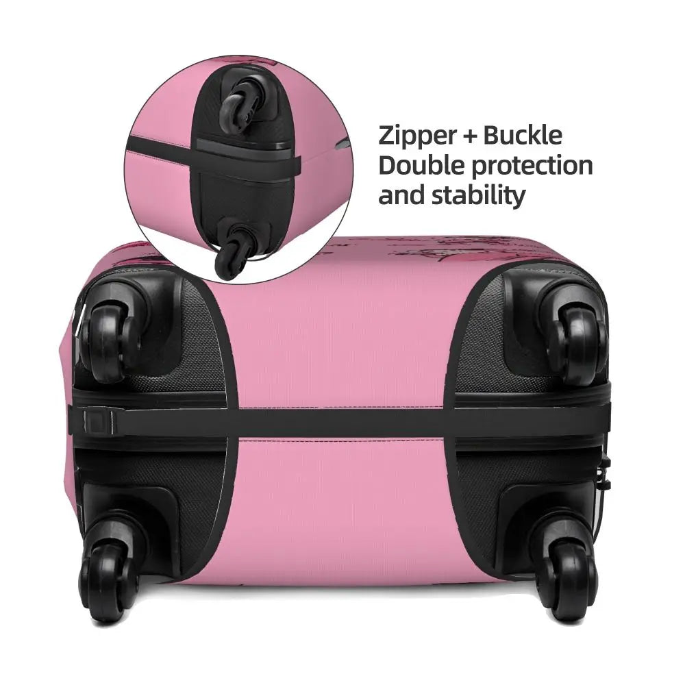 A101 - P-Panthers Cartoon Luggage Cover Protector Fashion Travel Suitcase