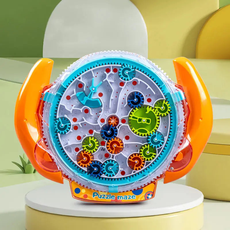 T09 - 3D Puzzle Funny Gear Labyrinth Disk Gear Balance Ball