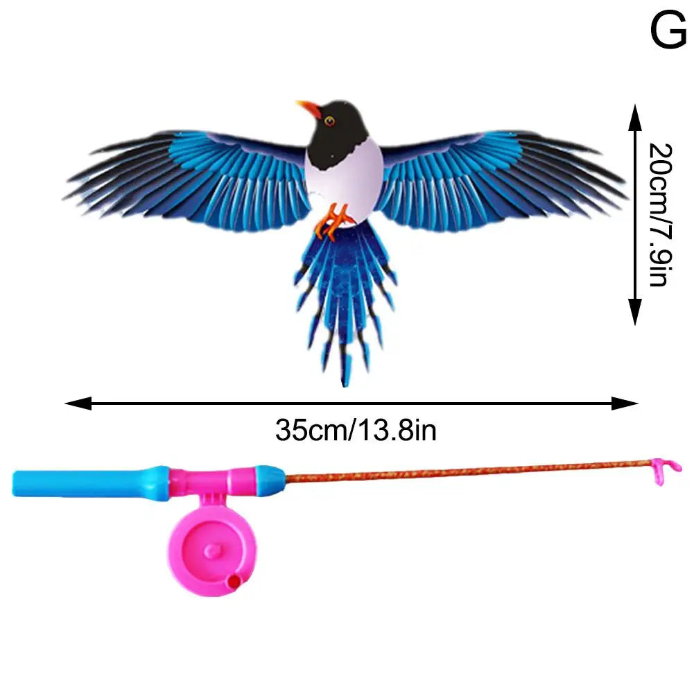 T24 - Children Kite Toy Cartoon Eagle Foldable