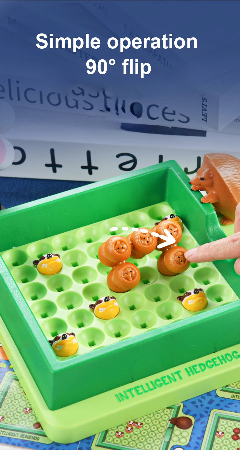T07 - Children Logic Game Education Learning Toys Hedgehog Animals Puzzle