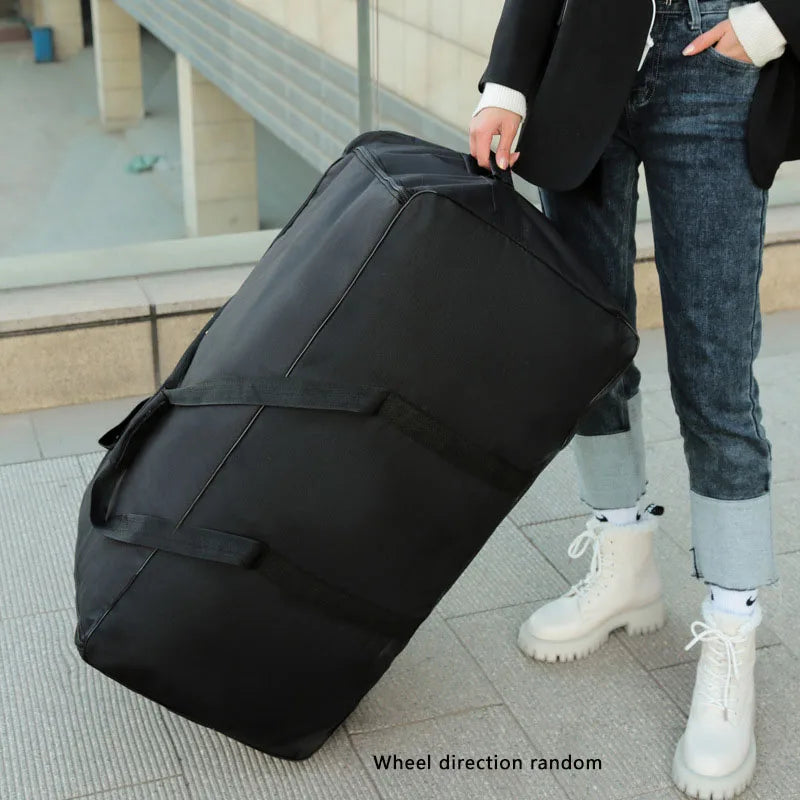 A21 - Foldable Wheel Bags Luggages Storage Bag with Wheels Large Capacity
