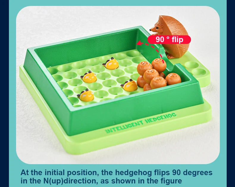 T07 - Children Logic Game Education Learning Toys Hedgehog Animals Puzzle