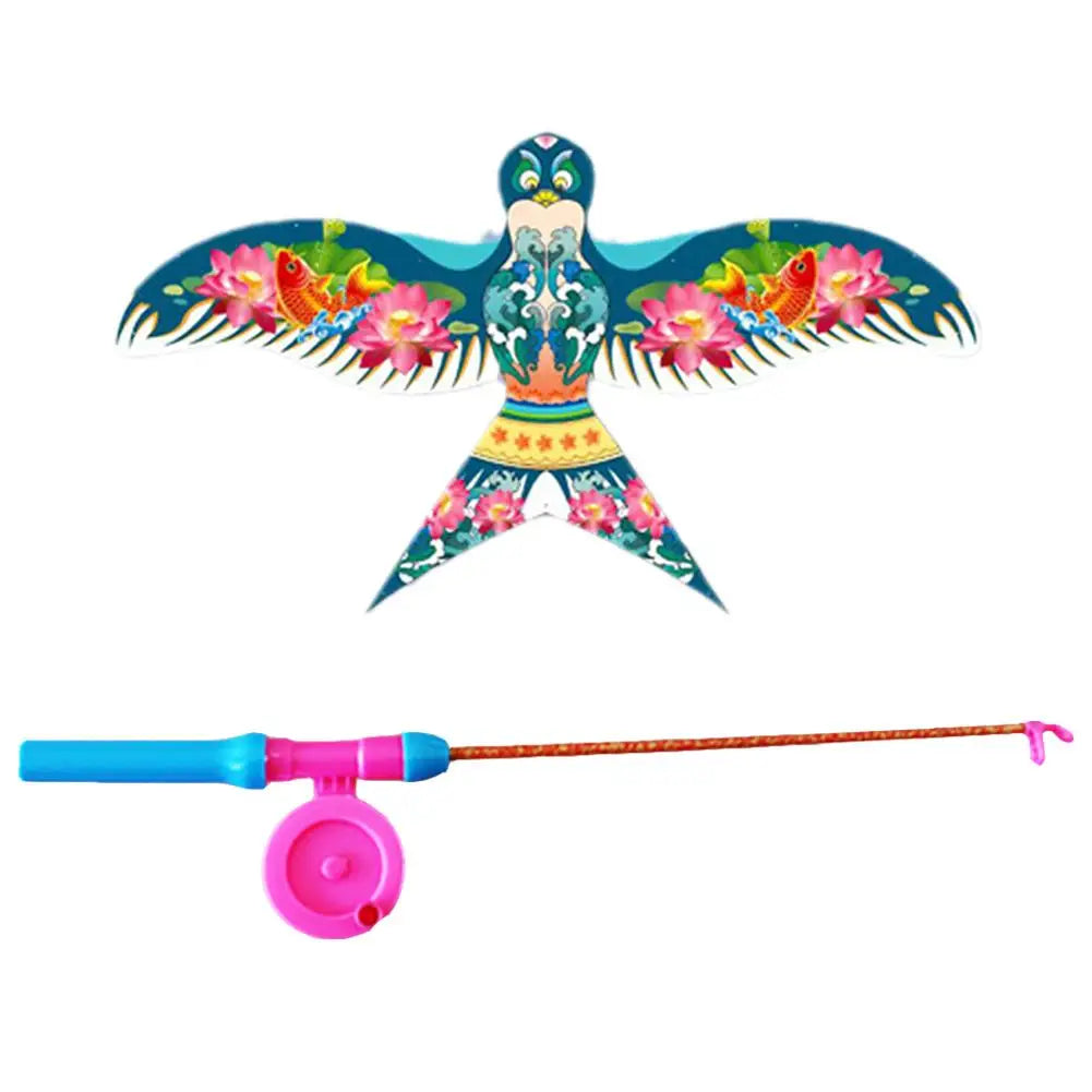 T24 - Children Kite Toy Cartoon Eagle Foldable