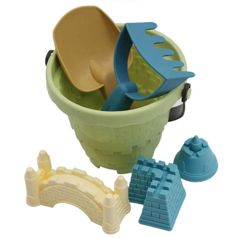 B26 - Beach Sensory Bucket Toys for Kids Sand Plage