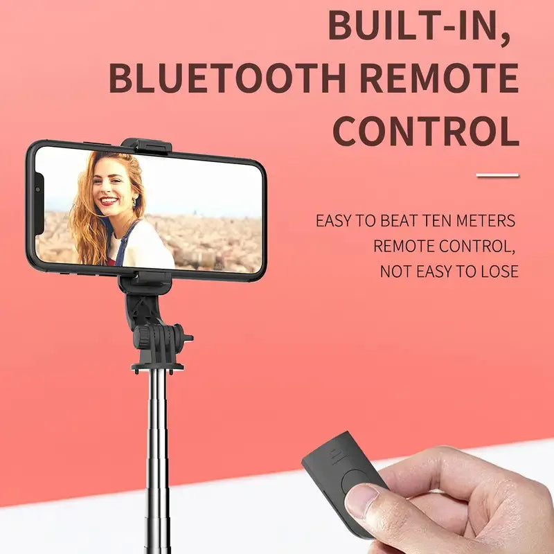 AE10 - All In One Expandable Portable IPhone Tripod Selfie Stick