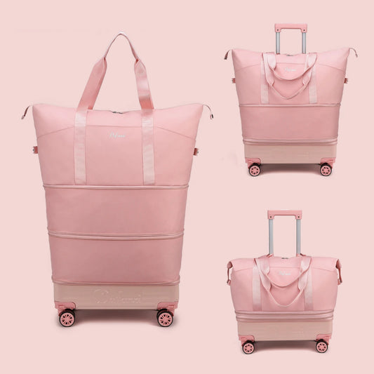 A20 - Borsa da viaggio con puleggia, borsa da viaggio con ruote universali