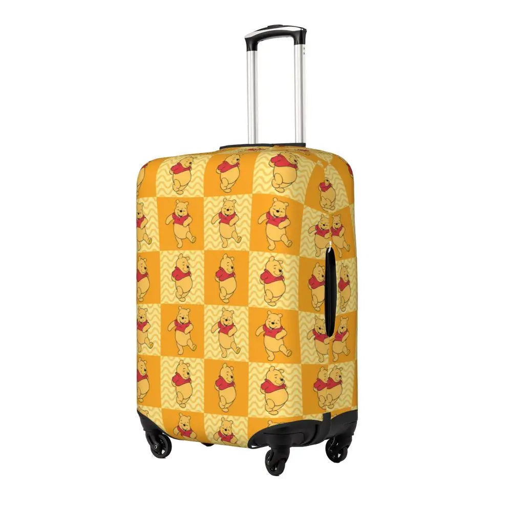 A111 - Custom Winnie The Pooh Luggage Cover Elastic