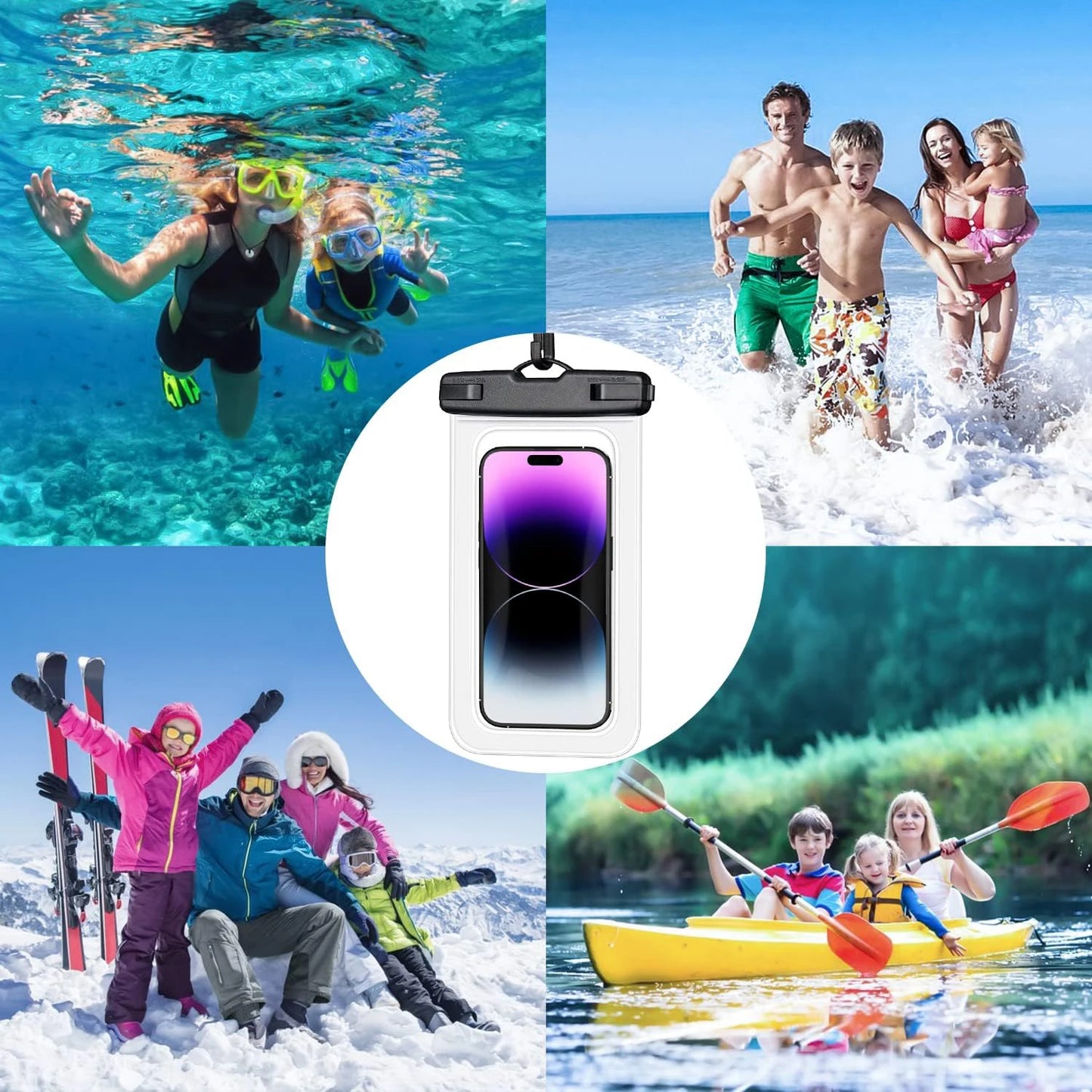 B25 - Waterproof Phone Case Swimming Water Proof Bag Universal