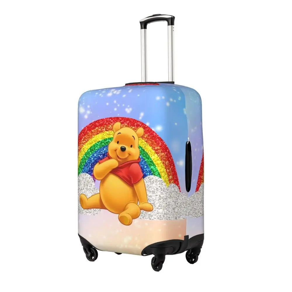 A111 - Custom Winnie The Pooh Luggage Cover Elastic