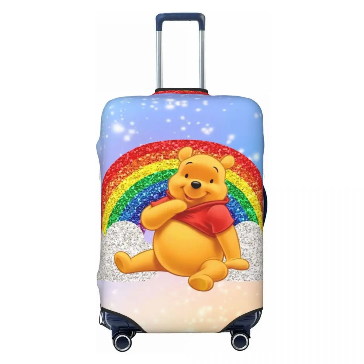 A111 - Custom Winnie The Pooh Luggage Cover Elastic