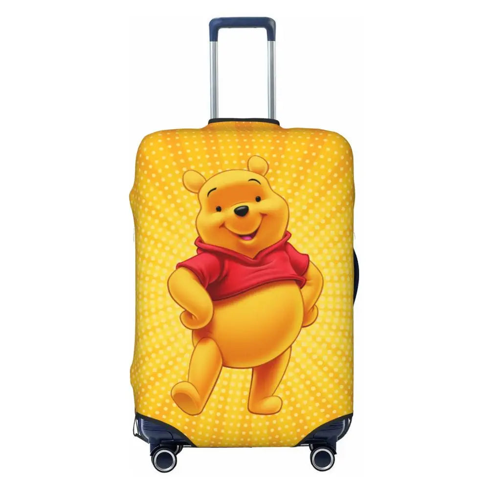 A111 - Custom Winnie The Pooh Luggage Cover Elastic