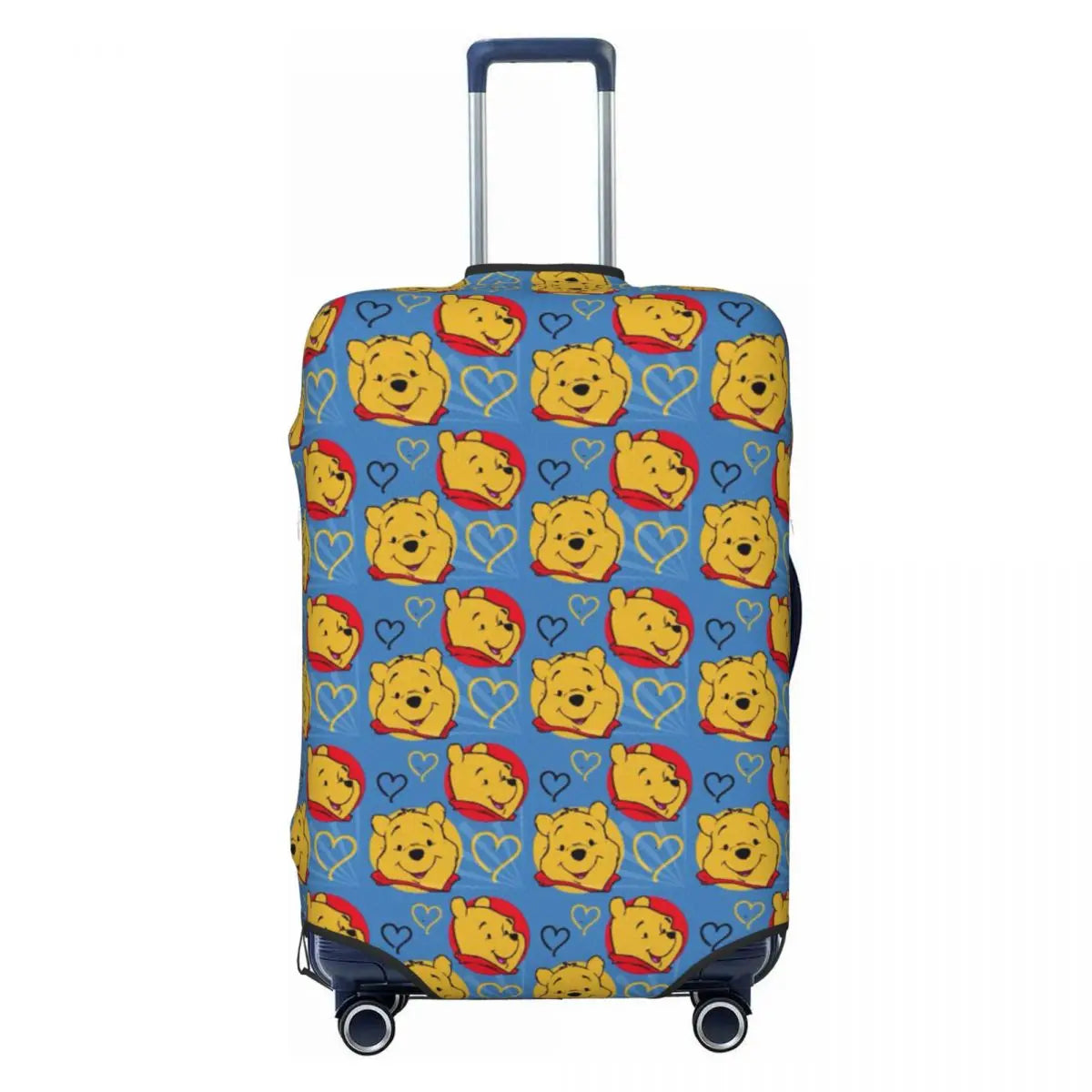 A111 - Custom Winnie The Pooh Luggage Cover Elastic