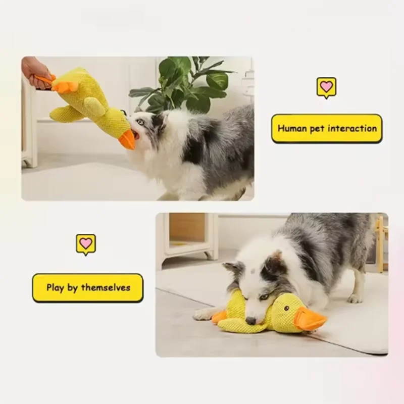 P09 - Dog Toy Stomping Duck Bite Resistant