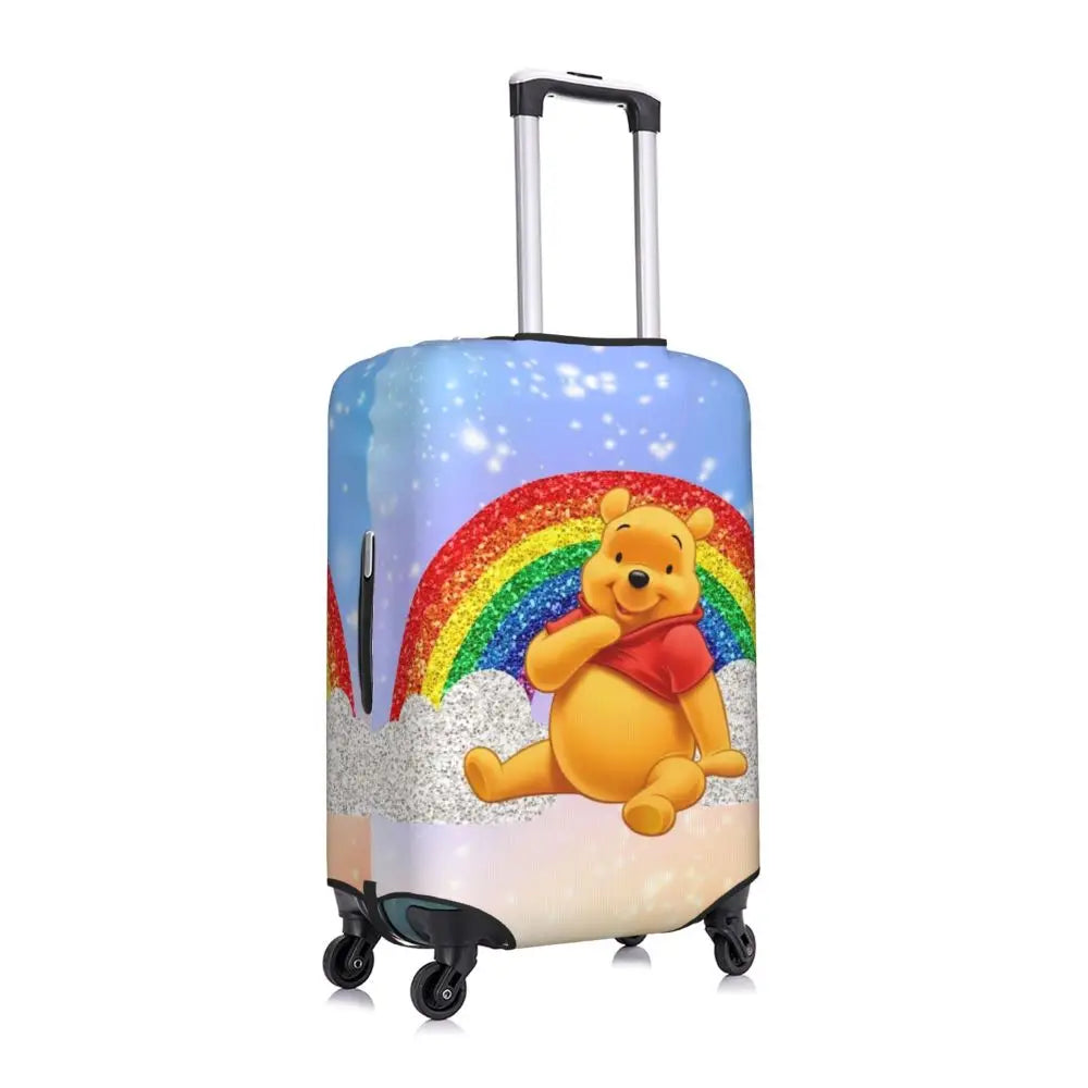 A111 - Custom Winnie The Pooh Luggage Cover Elastic