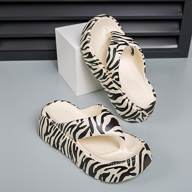 INFRA05 - Infradito eleganti da donna con motivo zebrato