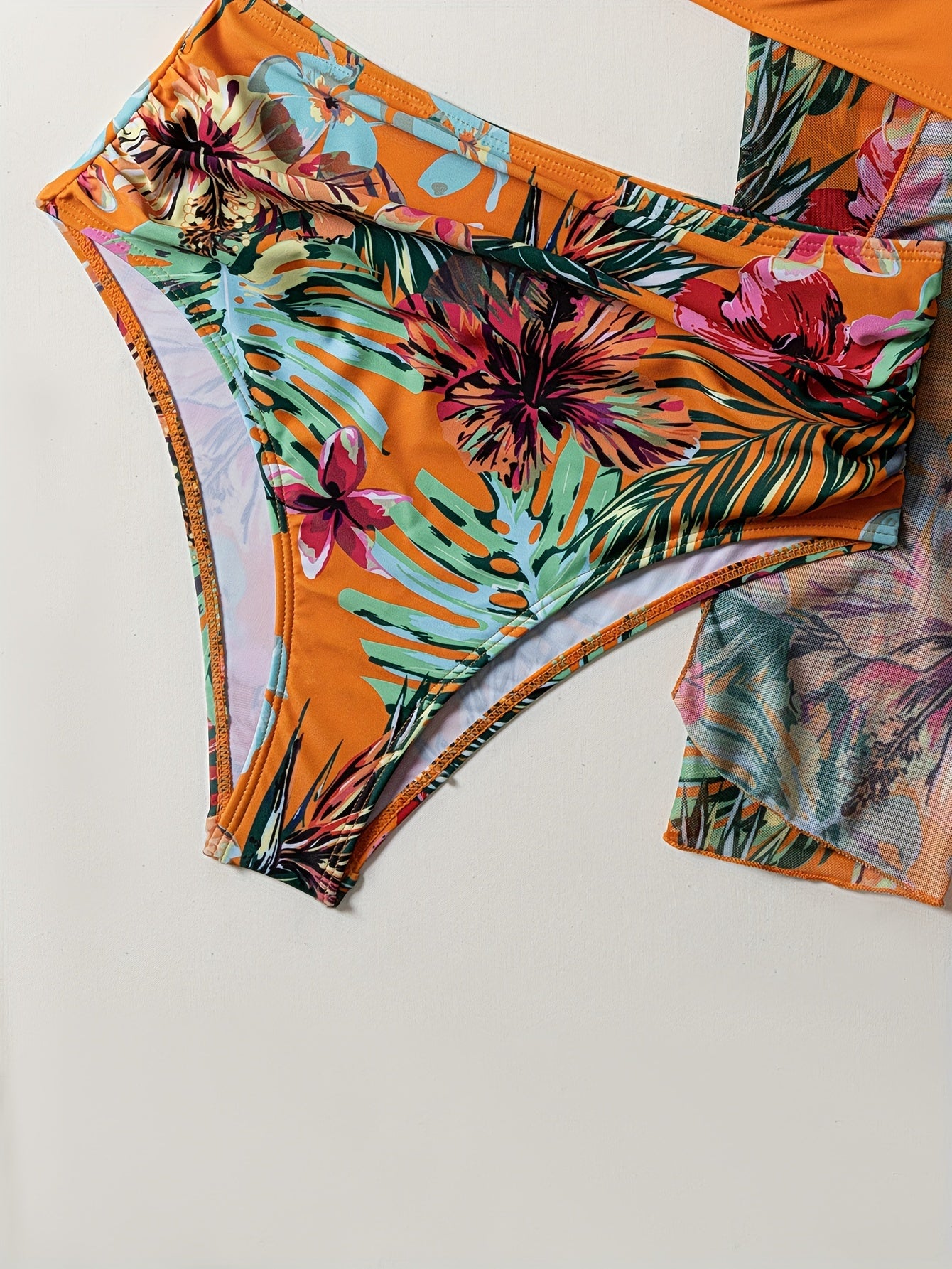 BSGIRL06 - Bikini da donna con stampa tropicale